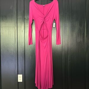Hot pink party dress